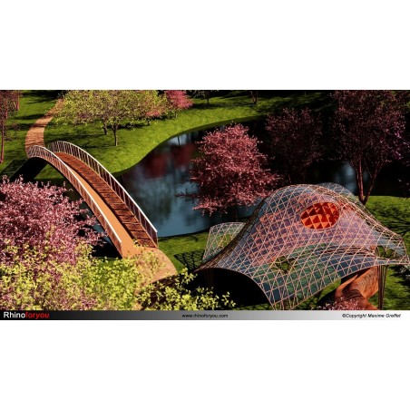 Ce projet imaginaire a été développé par Maxime Greffet en utilisant Lands Design pour Rhino. Ce projet imaginaire a été développé par Maxime Greffet en utilisant Lands Design pour Rhino.