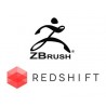ZBrush et Redshift Abonnement